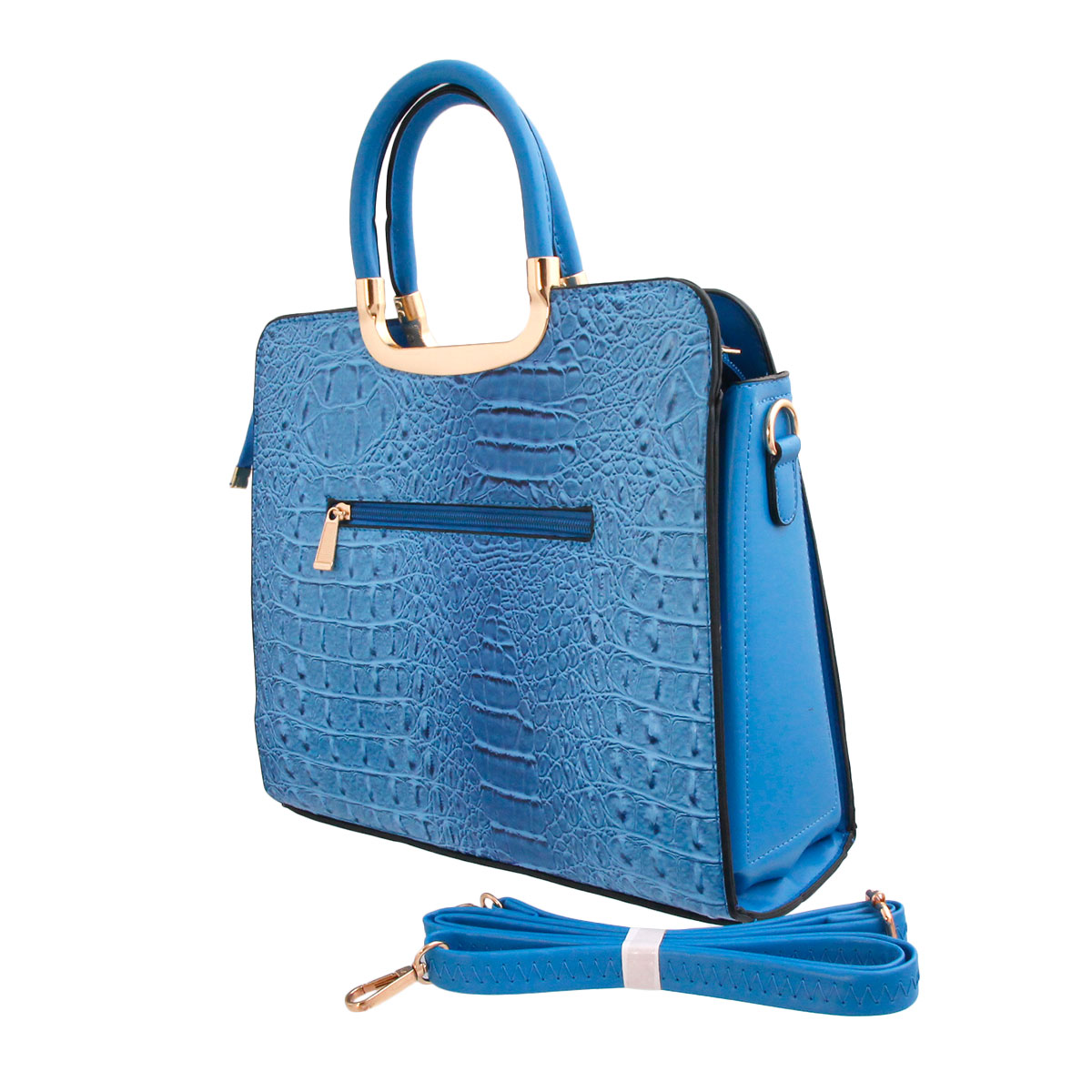 Blue Croc Tote Bag