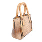 Light Brown Croc Tote Pouch Set