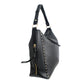 Black Studded Hobo Bag