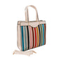Glitter Stripe Tote Handbag