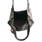 Soft Gray Faux Leather Hobo Bag
