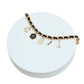 Gold and Black Designer Boutique Charm Anklet