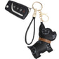 Black Dog Keychain Clip