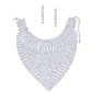 Crystal Chainmail Bib Choker