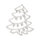 Brooch Silver Xmas Tree Bling Pin for Women