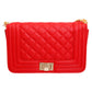 Designer Style Red Quilte Bag