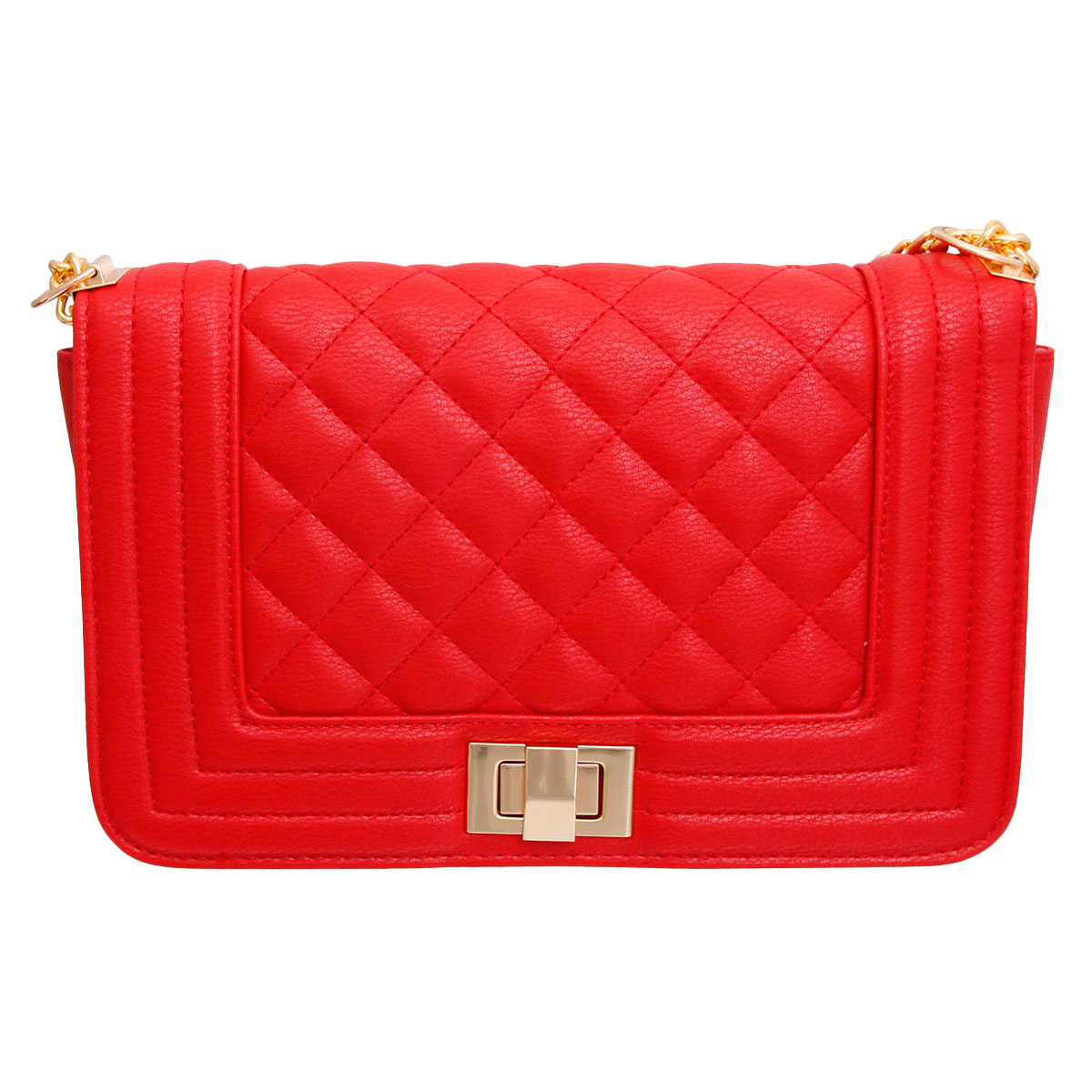 Designer Style Red Quilte Bag