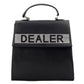 Black Rhinestone DEALER Handbag