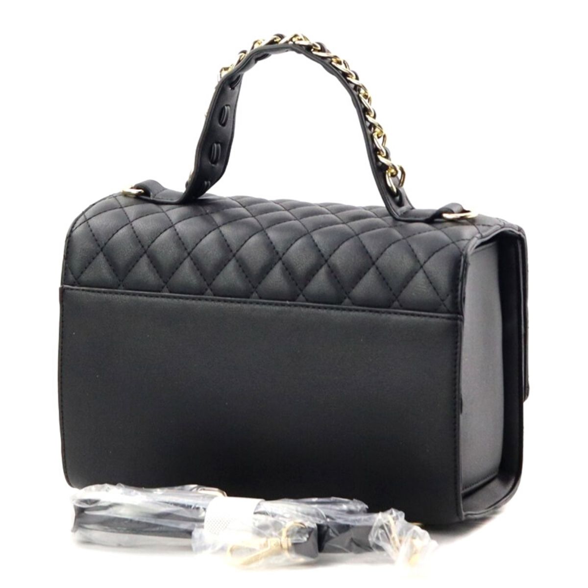 Black HOT SEXY Quilted Satchel Set