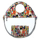 Multi Color Clear Michelle Obama Bag Set