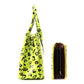 Neon Yellow Leopard Patent Handbag Set