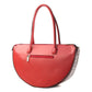 Red Croc Half Moon Tote Handbag