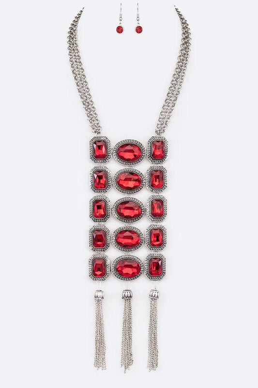 Royal Fringe Set | Red