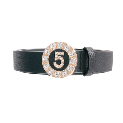 Black and Gold Designer 5 Belt