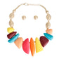 Bright Multi Bead Tribal Necklace