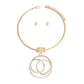 Gold AURBO 3D Pendant Necklace