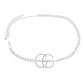 Silver Bling Side GG Belt