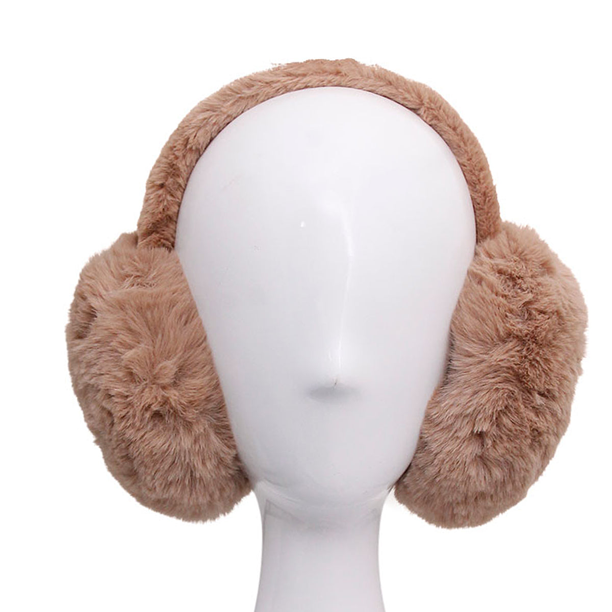 Super Soft Brown Fur Earmuffs