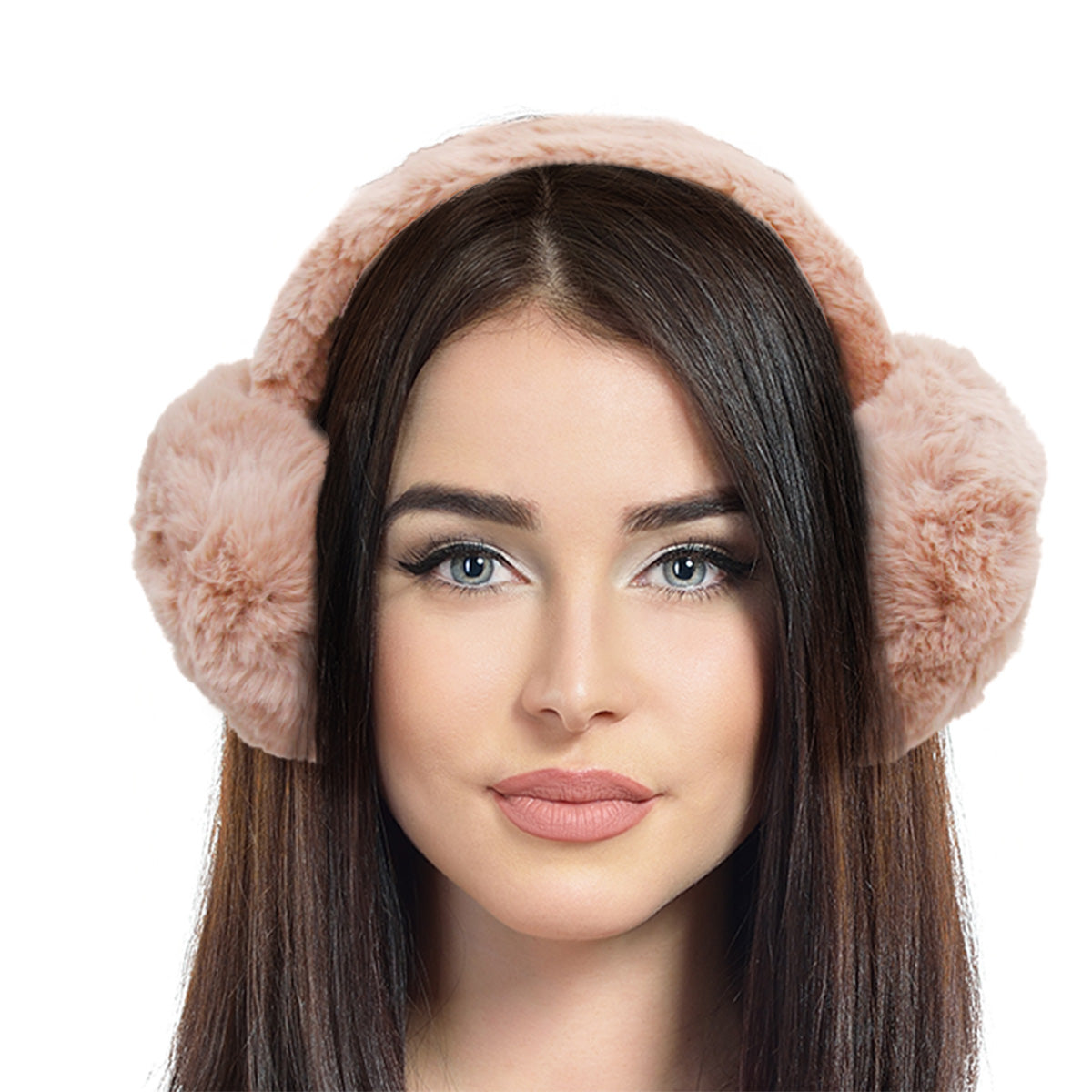 Super Soft Brown Fur Earmuffs