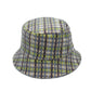 Lavender Plaid Woolen Bucket Hat