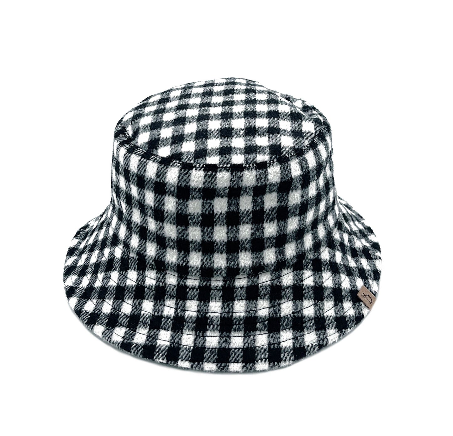 Black Buffalo Plaid Bucket Hat