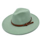 Buckle Mint Wide Brim Fedora