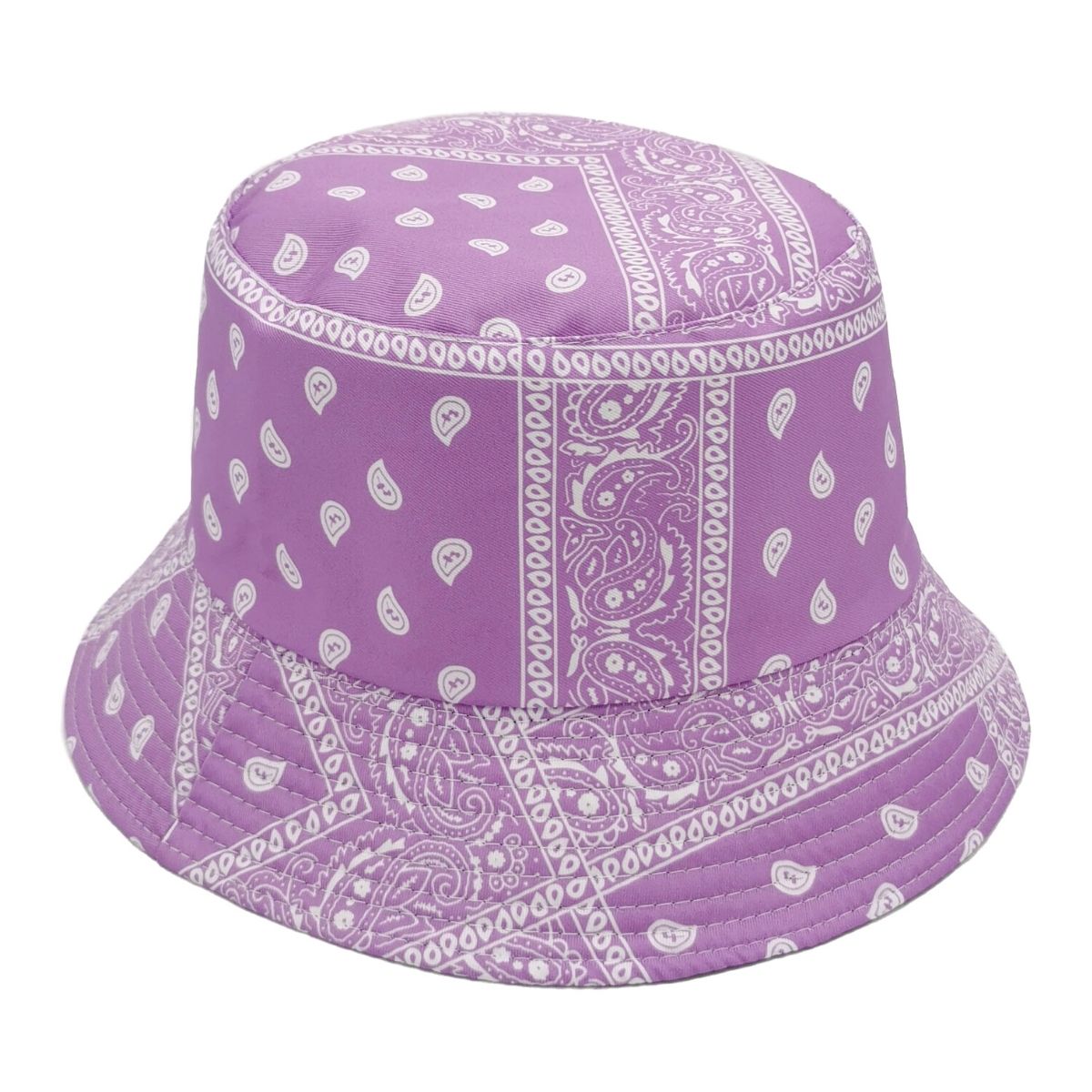 Purple Bandana Reversible Bucket Hat