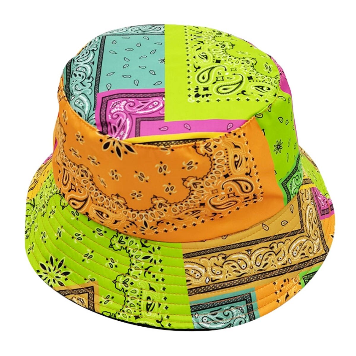Paisley Rainbow Bucket Hat
