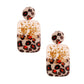 Leopard Gold Flake Earrings
