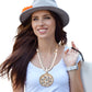 Designer Style Gray Bead Pearl Necklace