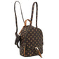 Brown Monogram Backpack Set