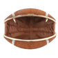 Brown Football Hardcase Clutch