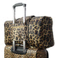 Leopard Print Trolley Weekender Duffel