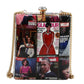 Multi Color Obama Rectangle Clutch