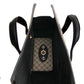 Designer Horsebit Black Snap Satchel Set