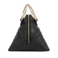 Black Ostrich Triangle Clutch