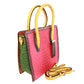 Fuchsia Ostrich Tote Handbag