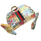 Graffiti Stripe Top Handle Handbag Set
