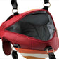 Red Leather Elephant Dome Handbag