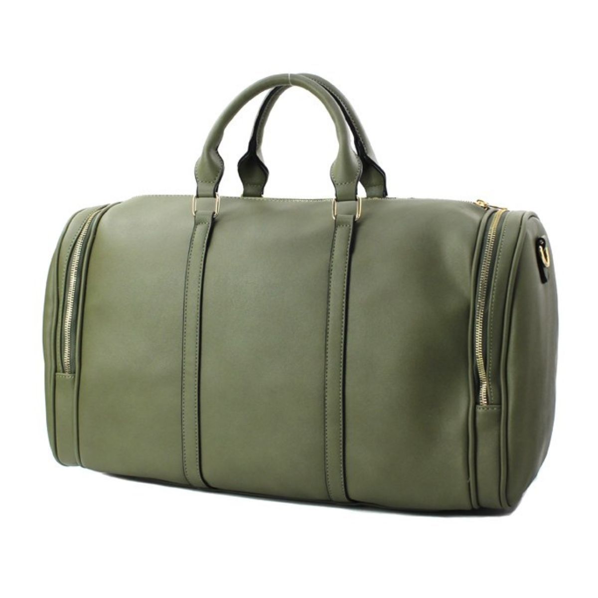 Olive Side Pocket Duffel