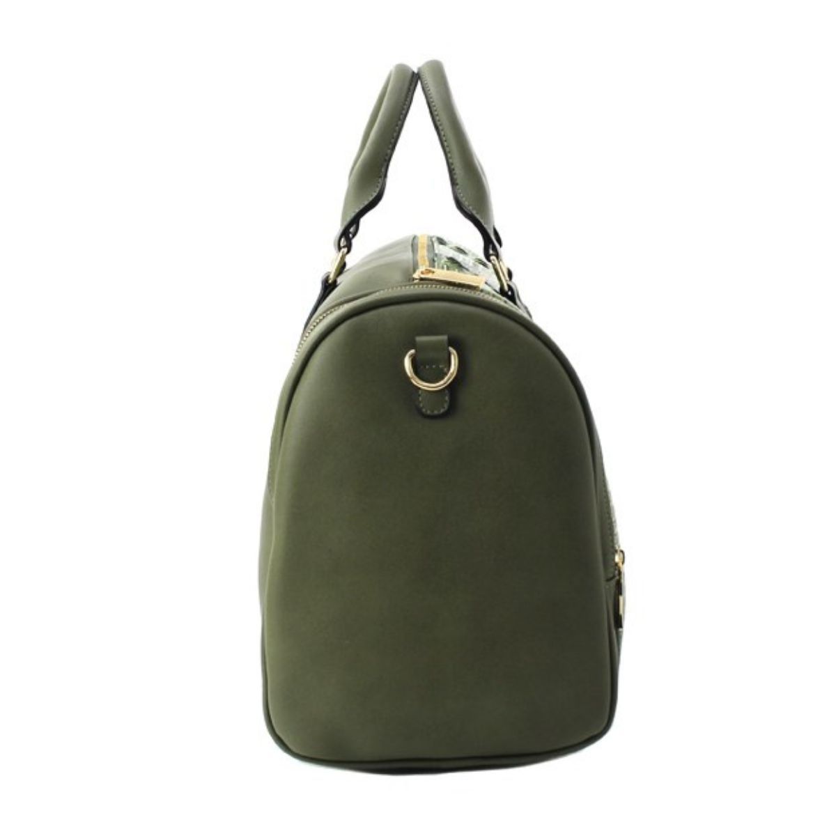 Olive Side Pocket Duffel