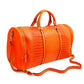 Bright Orange Side Pocket Duffel