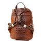 Brown Baseball Hat Shaped Backpack