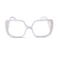 Retro Square Clear Sunglasses