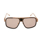 Black and Gold Retro Clear Glasses