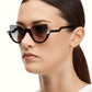 Half Frame Cat Eye Sunglasses