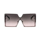 Black Gradient Square Sunglasses