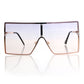 Purple Square One Lens Sunglasses