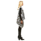 Black White Leopard Fuzzy Vest