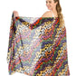 Multi Color Leopard Lightweight Scarf